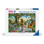1000 pc Ravensburger Puzzle - Adventures In The Jungle 
